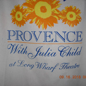 Apron Worn by Julia Child While Cooking @ LWT, CT